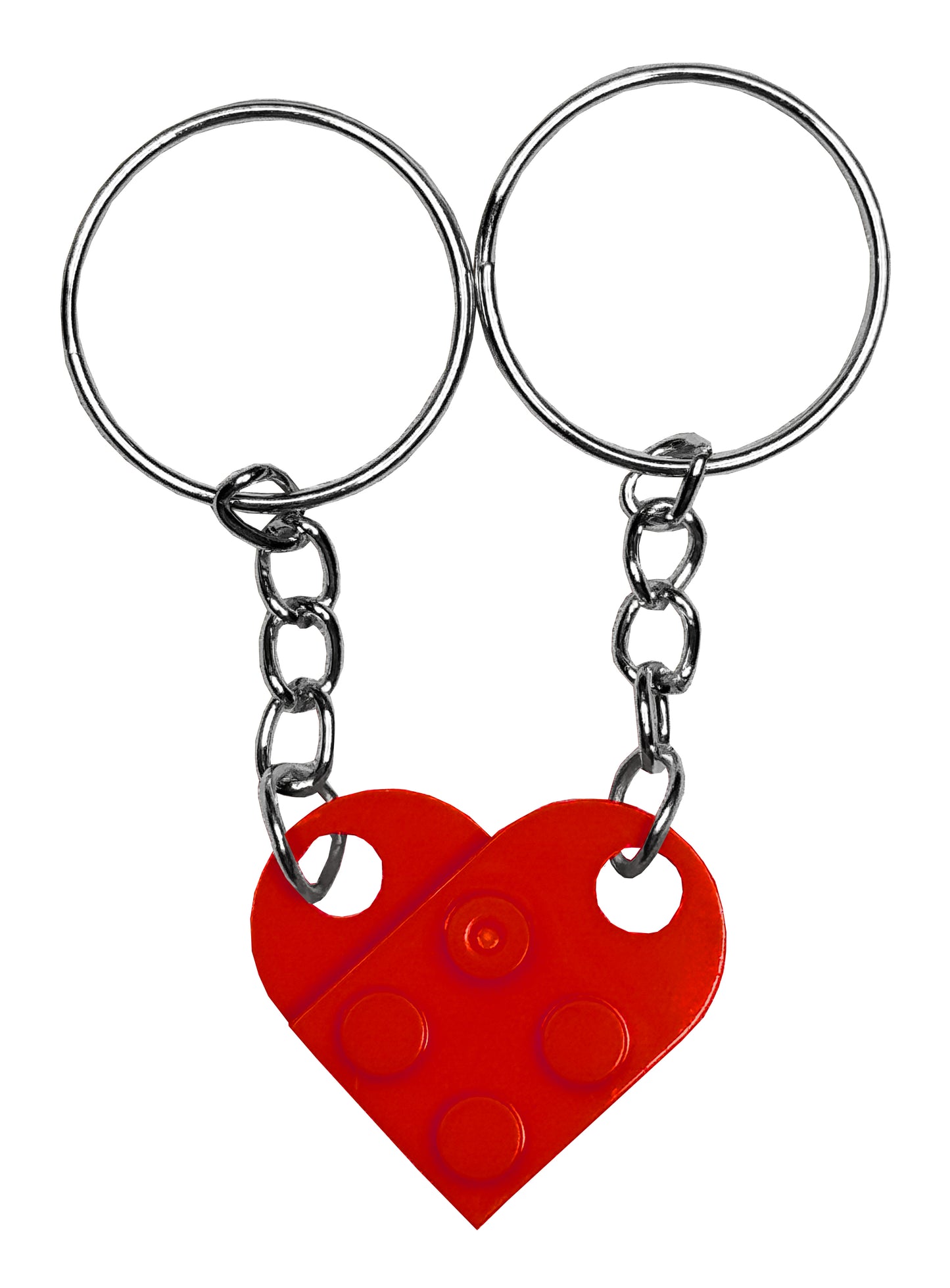 Matching Connecting Brick Keychains