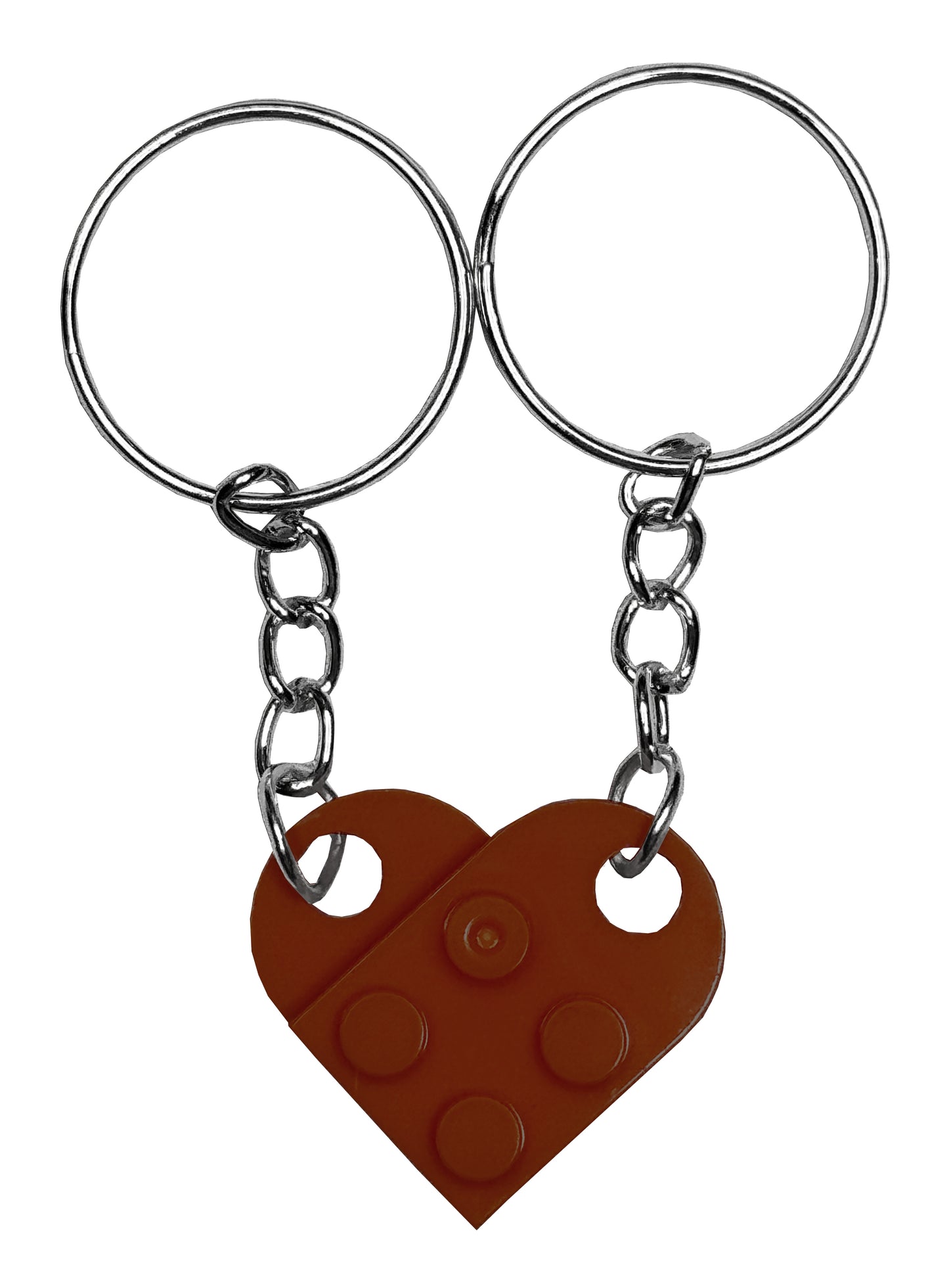 Matching Connecting Brick Keychains