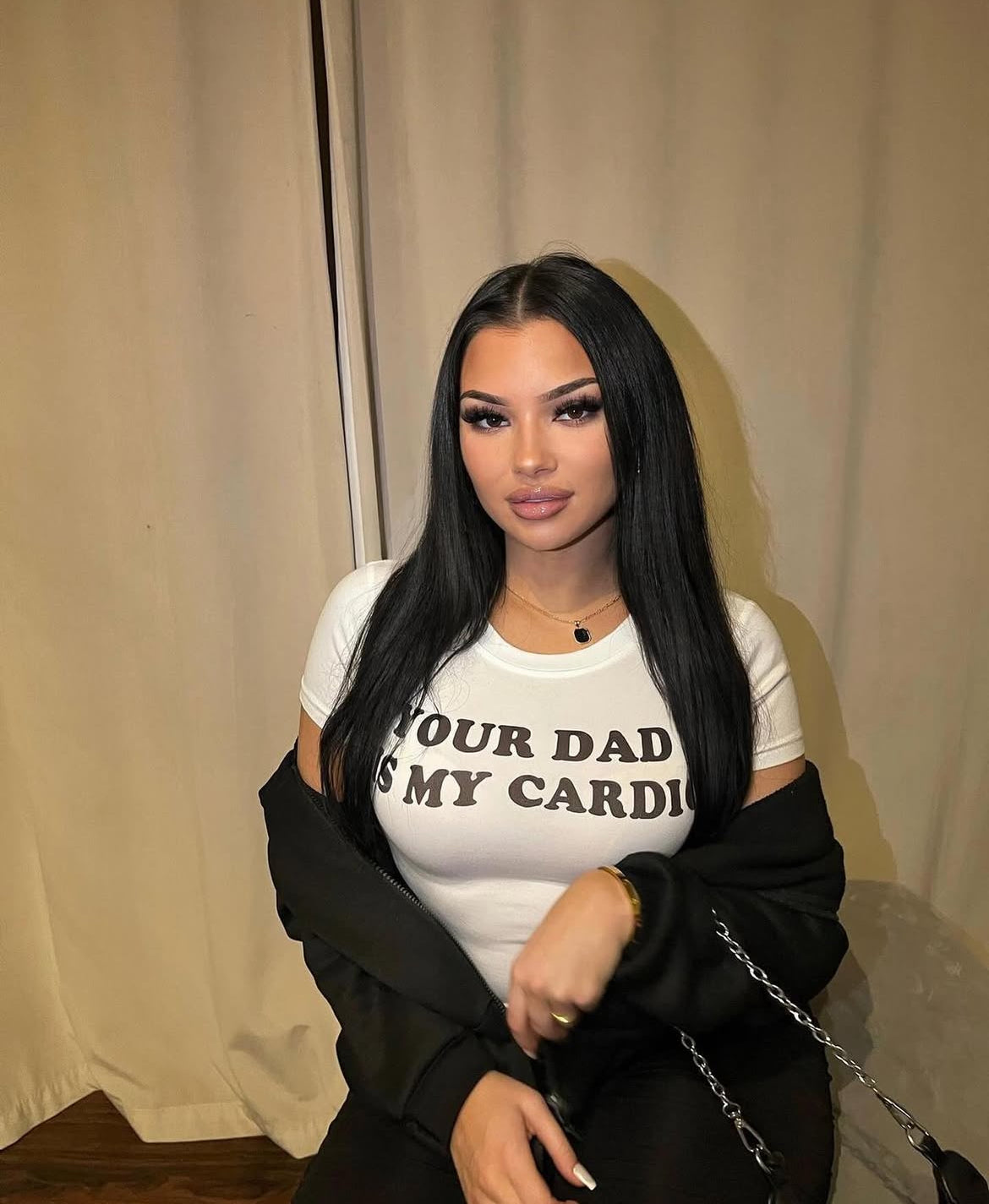 Your Dad Is My Cardio in White