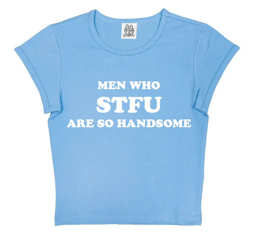 Men Who STFU Are So Handsome in Sky Blue