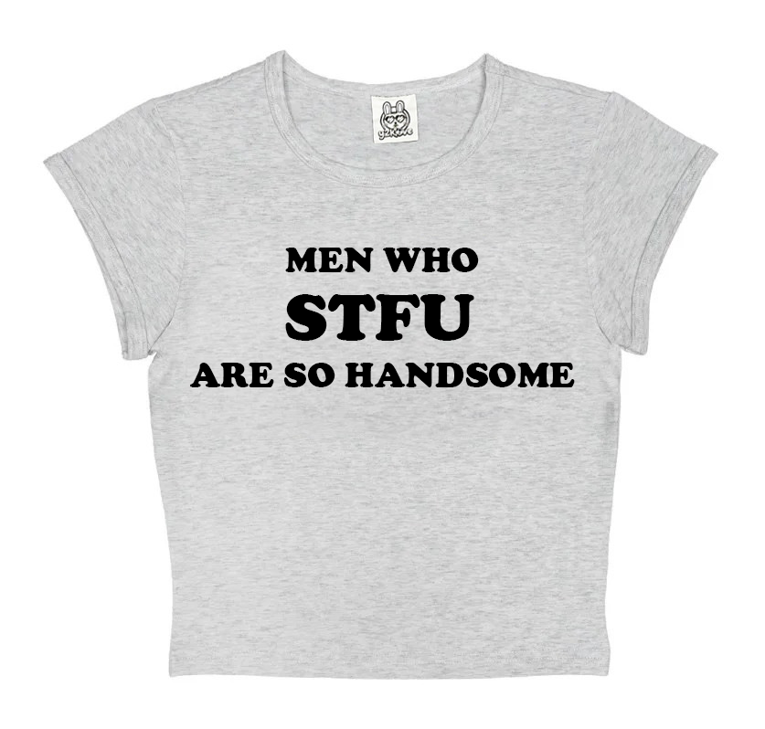 Men Who STFU Are So Handsome in Grey