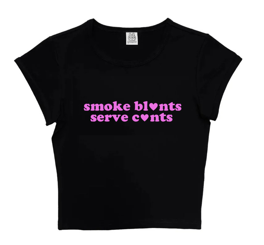 Smoke Blunts Serve Cunts in Black