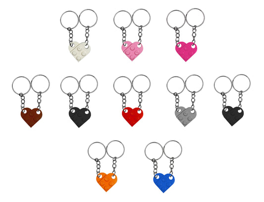 Matching Connecting Brick Keychains