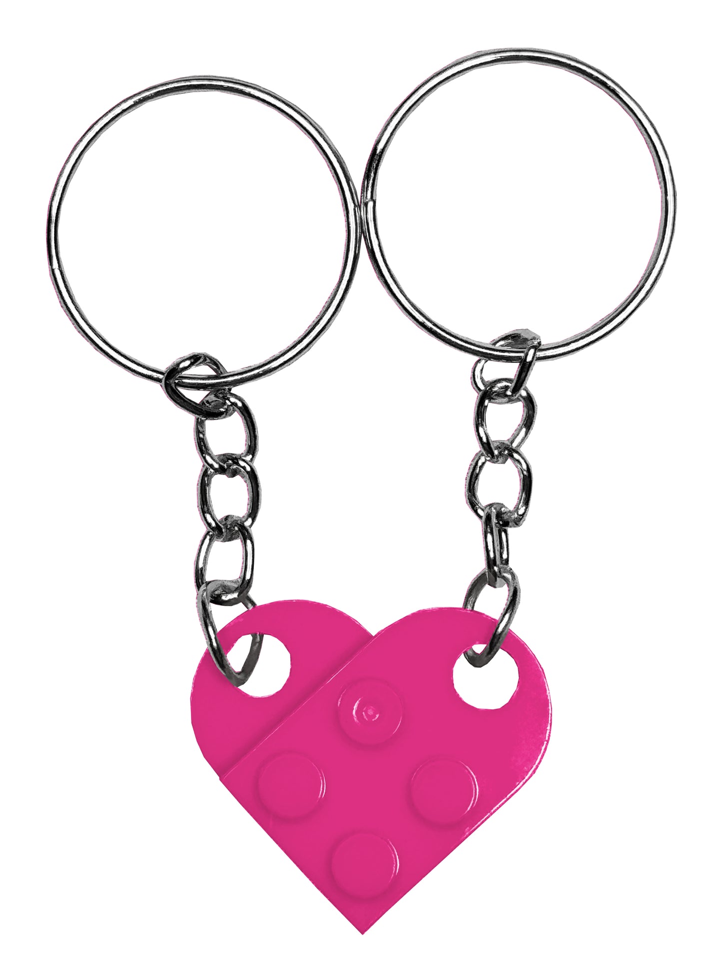Matching Connecting Brick Keychains