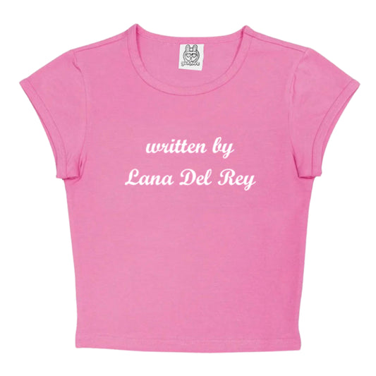 Written By Lana Del Rey in Pink