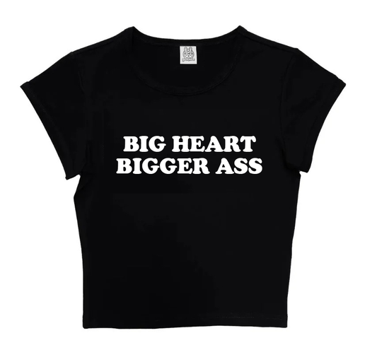 Big Heart Bigger Ass in Black