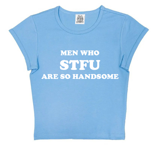 Men Who STFU Are So Handsome in Sky Blue