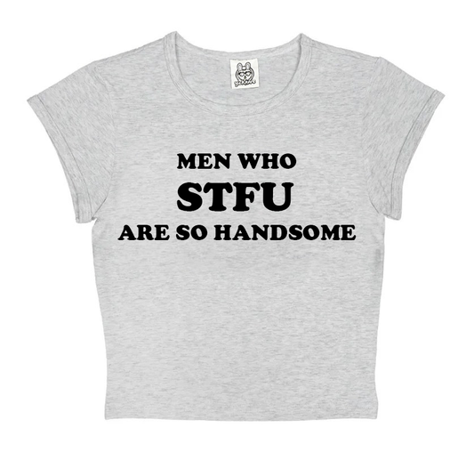 Men Who STFU Are So Handsome in Grey